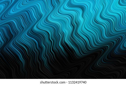 Dark BLUE vector background with bubble shapes. A completely new color illustration in marble style. A completely new marble design for your business.