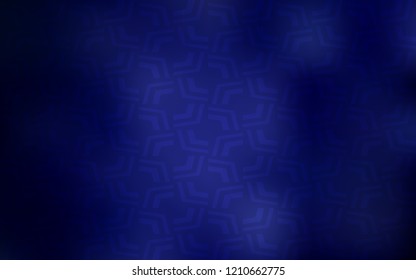 Dark BLUE vector background with bubble shapes. Colorful illustration in abstract marble style with gradient. New composition for your brand book.