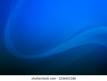 Dark BLUE vector background with bubble shapes. A completely new color illustration in marble style. The template for cell phone backgrounds.