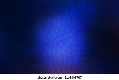 Dark BLUE vector background with bubbles. Modern abstract illustration with colorful water drops. Pattern can be used as texture of wallpapers.