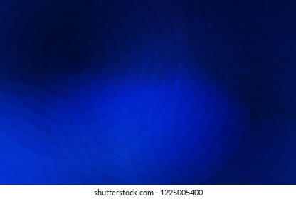 Dark BLUE vector background with bubbles. Modern abstract illustration with colorful water drops. New design for ad, poster, banner of your website.