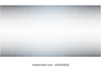DARK BLUE vector  background with bubbles. Blurred bubbles on abstract background with colorful gradient. New template for your brand book.