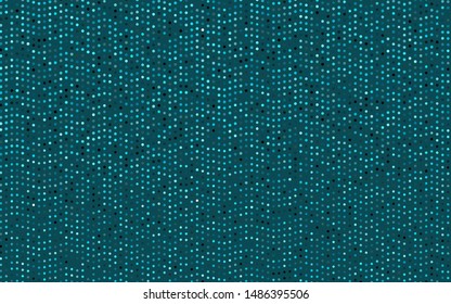 Dark BLUE vector background with bubbles. Beautiful colored illustration with blurred circles in nature style. Design for business adverts.