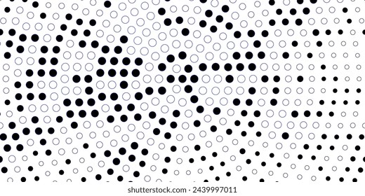 Dark BLUE vector background with bubbles. Abstract colorful disks on simple gradient background. Pattern for business ads.