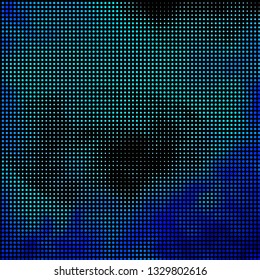 Dark BLUE vector background with circles. Illustration with set of shining colorful abstract spheres. Pattern for websites, landing pages.