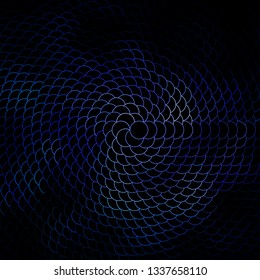 Dark, , Blue vector background with circles. Glitter abstract illustration with colorful drops. New template for your brand book.