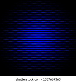 Dark BLUE vector background with circles. Abstract illustration with colorful spots in nature style. Design for your commercials.