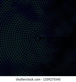 Dark BLUE vector background with circles. Abstract colorful disks on simple gradient background. Pattern for booklets, leaflets.