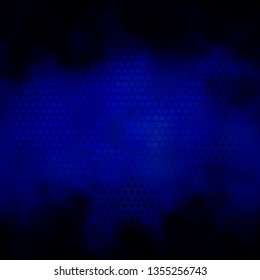 Dark BLUE vector background with circles. Abstract illustration with colorful spots in nature style. Pattern for wallpapers, curtains.