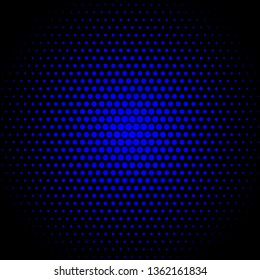 Dark BLUE vector background with circles. Abstract colorful disks on simple gradient background. Pattern for websites, landing pages.
