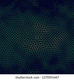 Dark BLUE vector background with circles. Abstract colorful disks on simple gradient background. Pattern for business ads.
