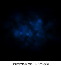 Dark BLUE vector background with circles. Abstract illustration with colorful spots in nature style. Design for posters, banners.