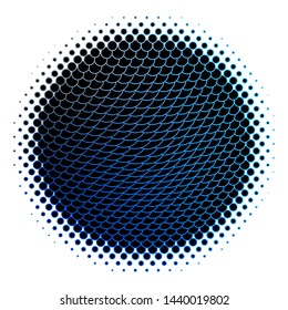 Dark BLUE vector background with circles. Abstract illustration with colorful spots in nature style. Design for posters, banners.