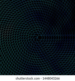 Dark BLUE vector background with circles. Abstract decorative design in gradient style with bubbles. Pattern for websites, landing pages.
