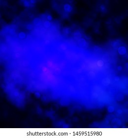 Dark BLUE vector background with circles. Modern abstract illustration with colorful circle shapes. Pattern for websites, landing pages.