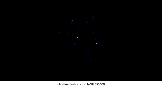 Dark BLUE vector background with circles. Abstract colorful disks on simple gradient background. New template for your brand book.