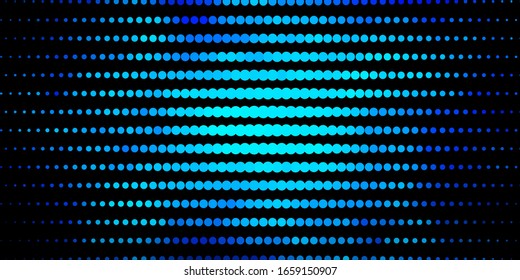 Dark BLUE vector background with circles. Abstract colorful disks on simple gradient background. Pattern for websites, landing pages.