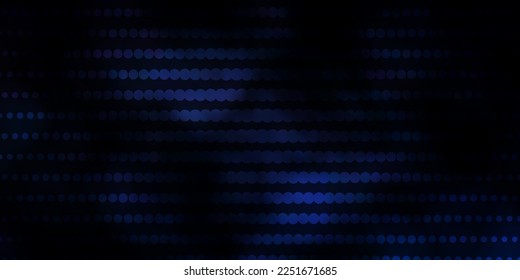 Dark BLUE vector background with circles. Modern abstract illustration with colorful circle shapes. Pattern for websites, landing pages.