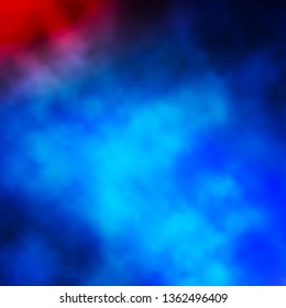 Dark BLUE vector background with clouds. Gradient illustration with colorful sky, clouds. Colorful pattern for appdesign.