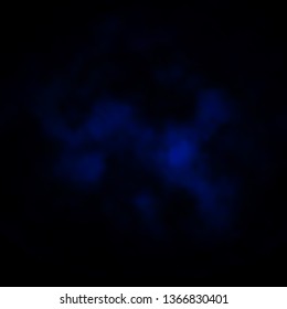Dark BLUE vector background with clouds. Gradient illustration with colorful sky, clouds. Beautiful layout for uidesign.