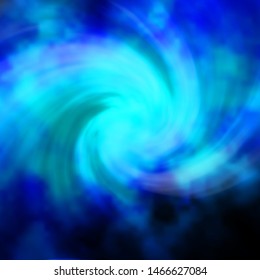 Dark BLUE vector background with clouds. Colorful illustration with abstract gradient clouds. Template for landing pages.