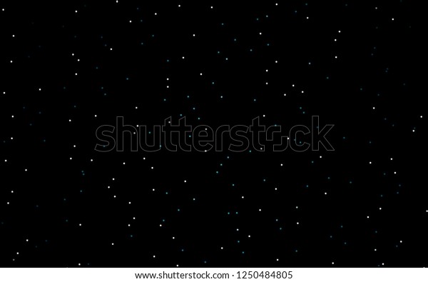 Dark Blue Vector Background Colored Stars Stock Vector Royalty Free 1250484805