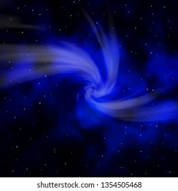 Dark BLUE vector background with colorful stars. Blur decorative design in simple style with stars. Best design for your ad, poster, banner.