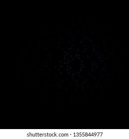 Dark BLUE vector background with colorful stars. Blur decorative design in simple style with stars. Pattern for new year ad, booklets.