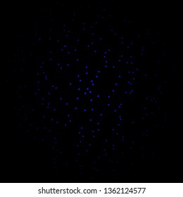 Dark BLUE vector background with colorful stars. Blur decorative design in simple style with stars. Best design for your ad, poster, banner.