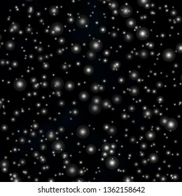 Dark BLUE vector background with colorful stars. Colorful illustration in abstract style with gradient stars. Design for your business promotion.