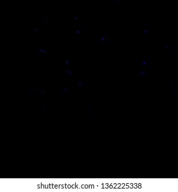 Dark BLUE vector background with colorful stars. Decorative illustration with stars on abstract template. Pattern for websites, landing pages.