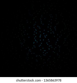 Dark BLUE vector background with colorful stars. Decorative illustration with stars on abstract template. Theme for cell phones.
