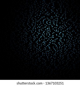Dark BLUE vector background with colorful stars. Shining colorful illustration with small and big stars. Design for your business promotion.