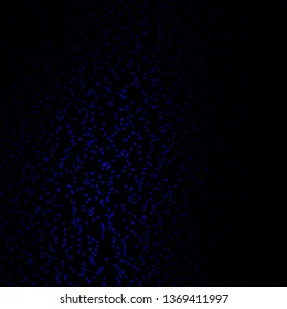 Dark BLUE vector background with colorful stars. Colorful illustration in abstract style with gradient stars. Design for your business promotion.
