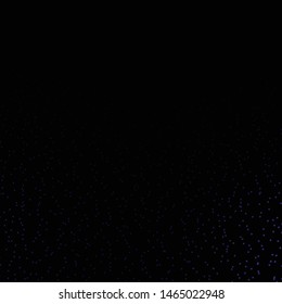 Dark BLUE vector background with colorful stars. Shining colorful illustration with small and big stars. Design for your business promotion.