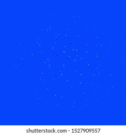 Dark BLUE vector background with colorful stars. Blur decorative design in simple style with stars. Theme for cell phones.