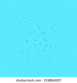 Dark BLUE vector background with colorful stars. Shining colorful illustration with small and big stars. Pattern for new year ad, booklets.
