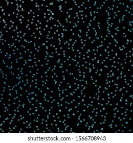 Dark BLUE vector background with colorful stars. Blur decorative design in simple style with stars. Design for your business promotion.