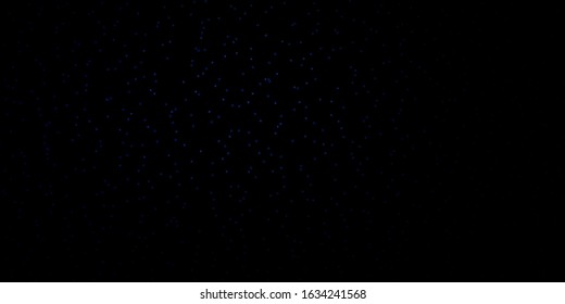 Dark BLUE vector background with colorful stars. Colorful illustration with abstract gradient stars. Pattern for wrapping gifts.