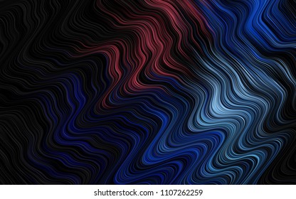 Dark BLUE vector background. Creative geometric illustration in marble style with gradient. Brand new design for your ads, poster, banner.