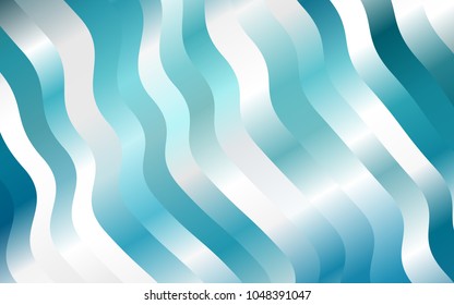 Dark BLUE vector background with curved circles. Geometric illustration in marble style with gradient.  Brand-new design for your ads, poster, banner.