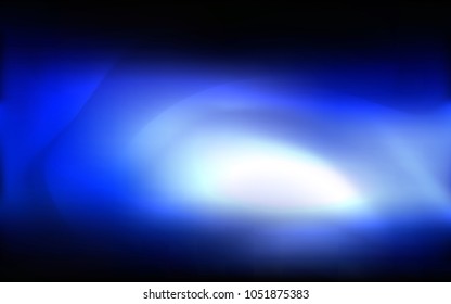 Dark BLUE vector background with curved circles. Brand-new colored illustration in marble style with gradient. The template for cell phone backgrounds.