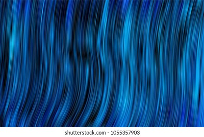 Dark BLUE vector background with curved circles. Colorful illustration in abstract marble style with gradient. Brand-new design for your ads, poster, banner.