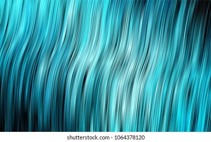 Dark BLUE vector background with curved circles. Shining illustration, which consist of blurred lines, circles. A new texture for your  ad, booklets, leaflets.