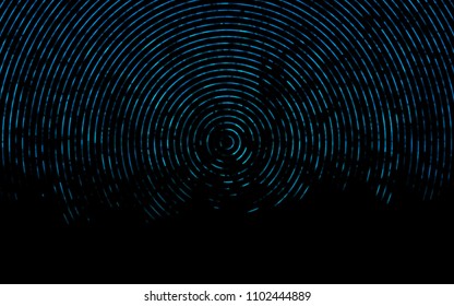 Dark BLUE vector background with curved circles. Modern gradient abstract illustration with bandy lines. Marble style for your business design.
