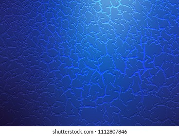 Dark BLUE vector background with curved circles. Creative illustration in halftone marble style with gradient. A completely new marble design for your business.