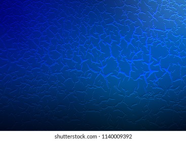 Dark BLUE vector background with curved circles. Shining crooked illustration in marble style. A new texture for your  ad, booklets, leaflets.
