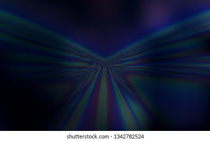Dark BLUE vector background with curved lines. Colorful illustration in abstract style with gradient. Abstract design for your web site.
