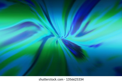 Dark BLUE vector background with curved lines. Brand new colorful illustration in simple style. Abstract style for your business design.