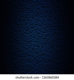 Dark BLUE vector background with curved lines. Brand new colorful illustration with bent lines. Pattern for busines booklets, leaflets